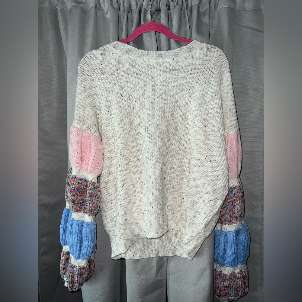 SHEIN rainbow sweater